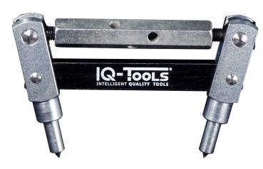 Maxifix mitre clamp - the small super clamp | join frames, door panels, cornices etc. quickly and easily | high clamping force despite small size | specially hardened and replaceable compass tips
